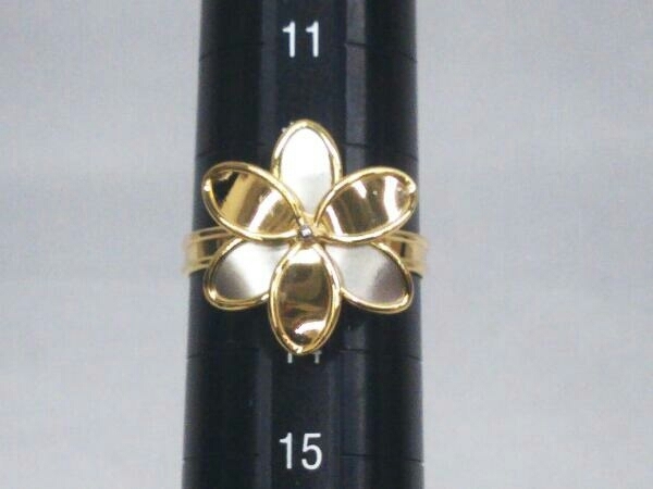 仕上げ済み】K18 18金 プラチナ Pt900 ＃12.5 総重量 1.9g リング 指輪