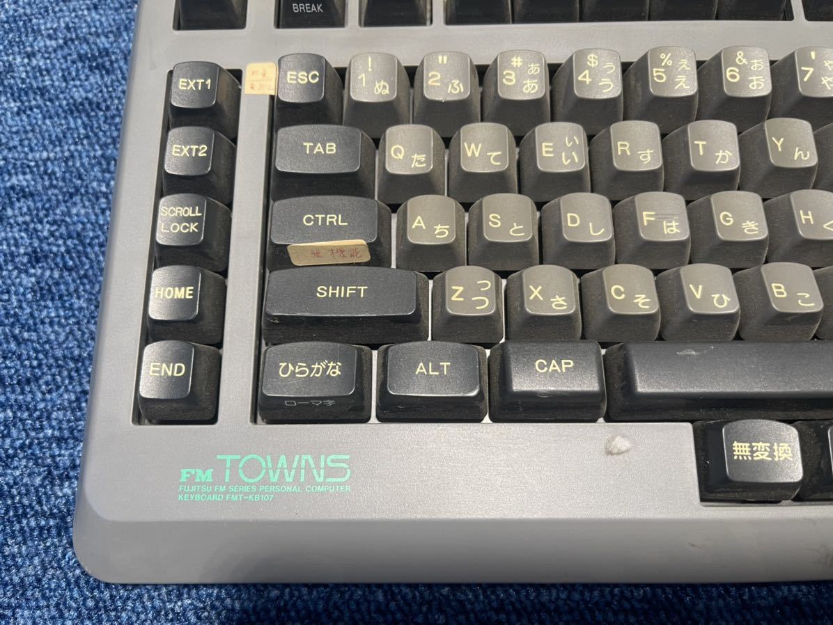 FUJITSU 富士通 FM TOWNS JISキーボード FMT-KB107 現状品