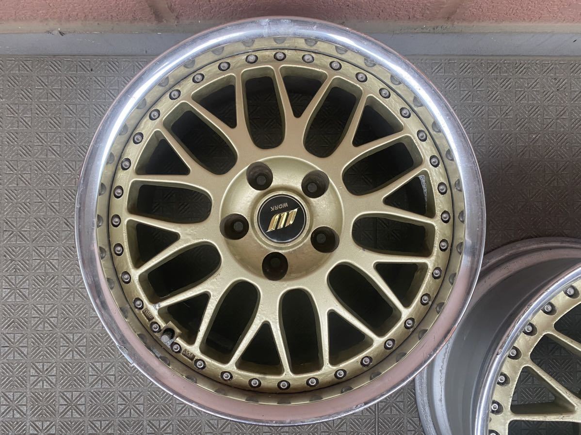 希少 WORK ワーク VS-XX 17インチホイール 8J+47 5穴 PCD114.3 希少 WORK ワーク VS-XX 17インチホイール 8J+47 5穴 PCD114.3