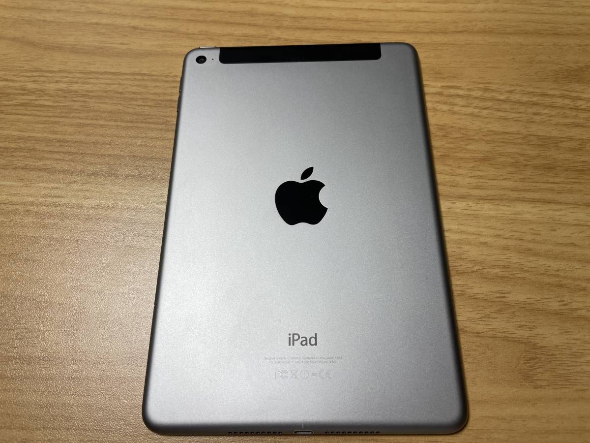 iPad mini 4 Cellularモデル　simフリー　16GB 本体のみ iPad mini 4 Wi-Fi+Cellular SIMフリーモデル16GB ガラスフィルム