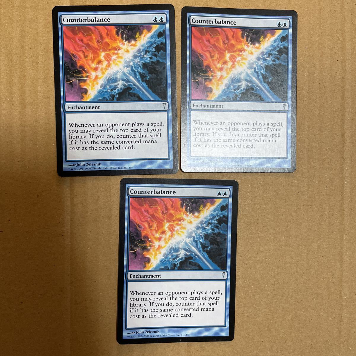 資産 価値 【MTG】【即決】相殺/Counterbalance 3枚セット 【公式通販】