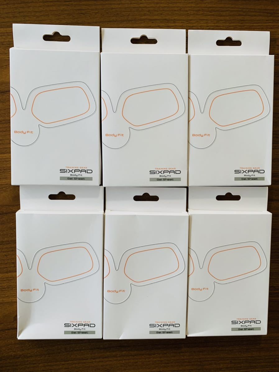 新品未開封】シックスパッド専用 ボディフィット ジェルシート 12箱