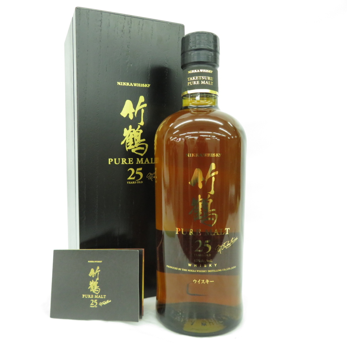 未開栓】NIKKA ニッカ 竹鶴 25年 ピュアモルト ウイスキー 700ml 43