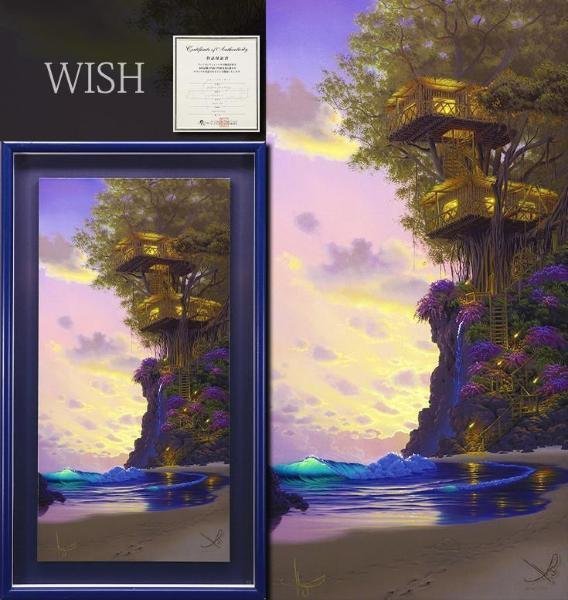 ジョン・アルホーグ　バンヤンサンライズ 真作】【WISH】アル・ホーグ JOHN AL HOGUE「バンヤン・サンライズ