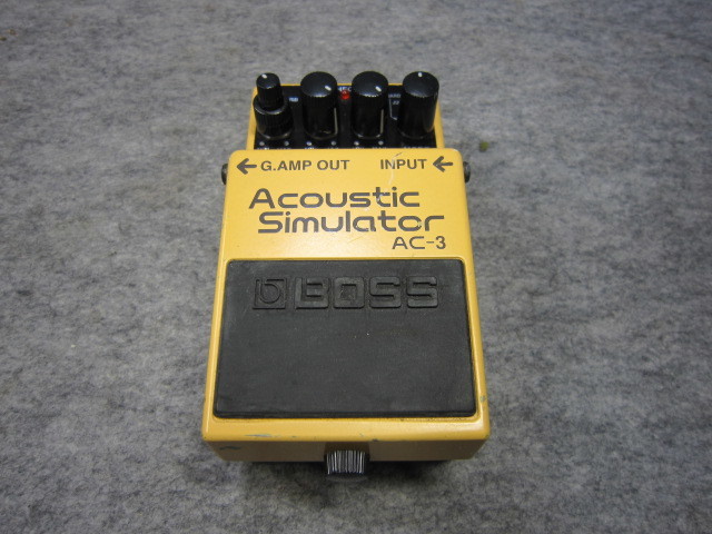 ◇BOSS Acoustic Simulator AC-3／ボス エフェクター 現状◇ AC-3 BOSS