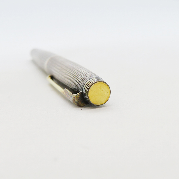 PARKER パーカー スターリングシルバー 万年筆 ペン先14K/ F-細 PARKER