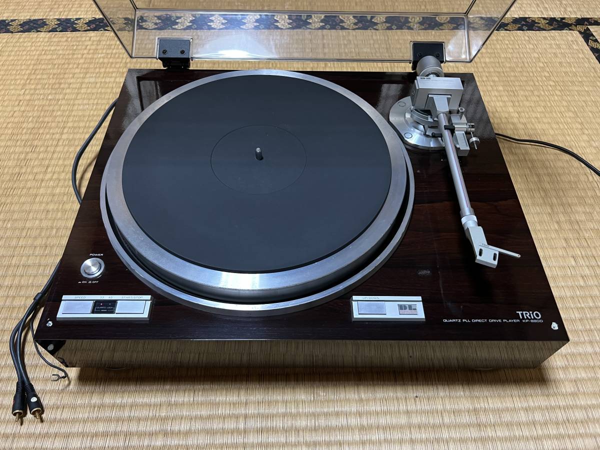 TRIO トリオ KP-700D レコードプレーヤー レトロ トリオ KP-700D TRIO QUARTZ PLL DIRECT DRIVE レコードプレーヤー