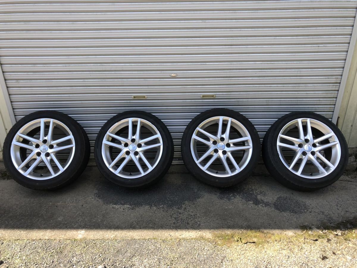 【人気SALE，セール】 トヨタ クラウン 純正 タイヤ ホイール 4本 TOYOTA 200 アスリート 18インチ 5穴 PCD114.3 8J オフセット45(ラジアルタイヤ)｜売買されたオークション情報、yahooの商品情報をアーカイブ公開 - オーク 5穴
