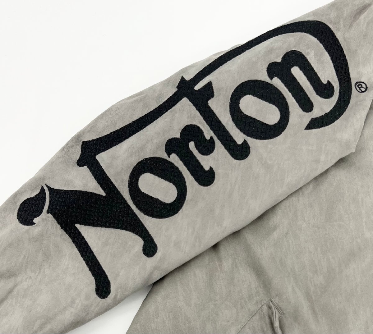 Norton ノートン エンボス カモフラ柄 総柄 ストレッチ フェイク 