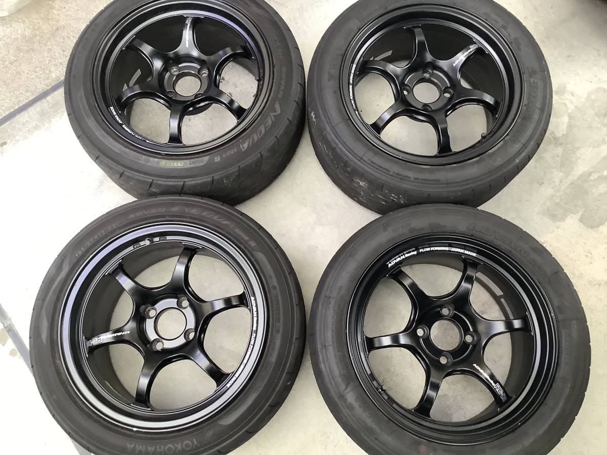 ☆希少サイズ☆ ADVAN Racing RG-D2 アルミホイール PCD 100 7.5J+40 