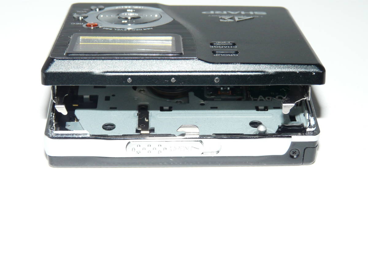SHARP シャープ 録音再生 1bit MDLP MD-DR77B 動作品 SHARP Auvi MDLP