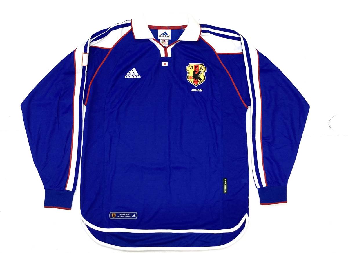 美品 adidas 日本製 2001 コンフェデレーション 日本代表 ユニフォーム