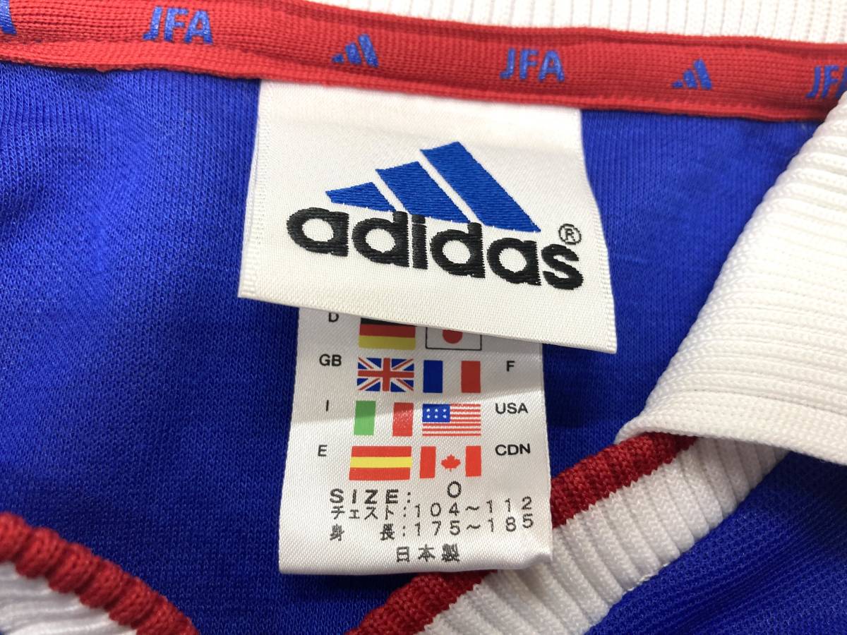 美品 adidas 日本製 2001 コンフェデレーション 日本代表 ユニフォーム