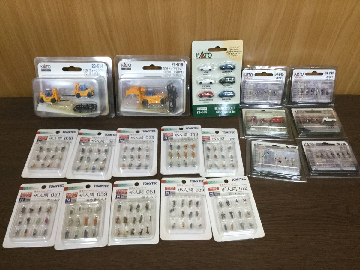 定番，2026 35 1円 KATO トミーテック 1/150 ストラクチャー まとめ 情景コレクション ザ 人間 フォークリフト Nゲージ 等 ジャンク(ストラクチャー)｜売買されたオークション情報、yahooの商品情報をアーカ その他