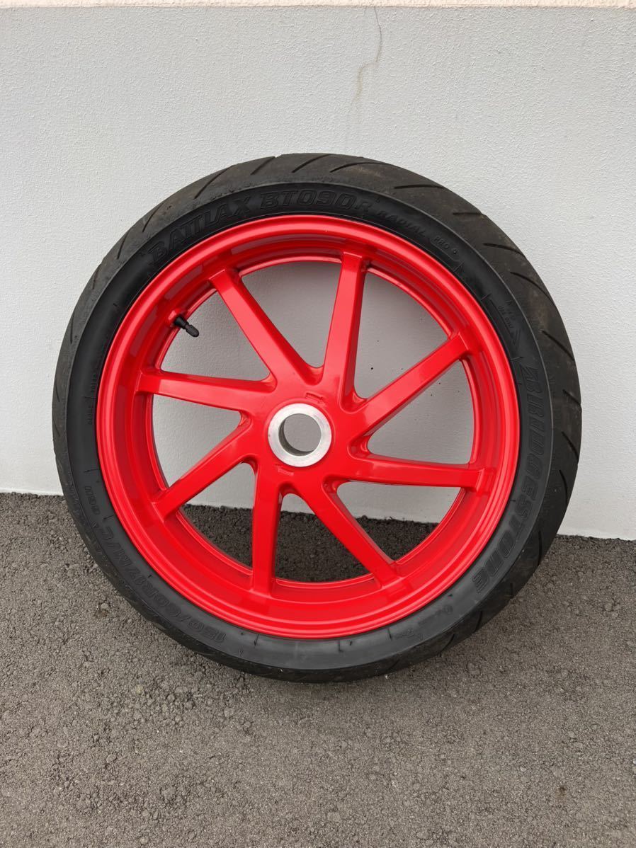 ホンダ　RVF400 NSR250R プロアーム用17インチリアホイール 1円~ NSR250R リアホイール 17インチ！！ 曲がり歪み無し！！4.5j VFR