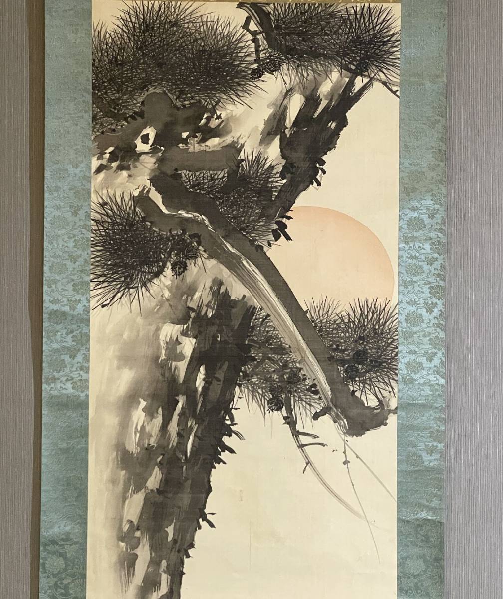 上村松園の師 鈴木松年 松年 色彩画 絵画 絵 タペストリー - 絵画 