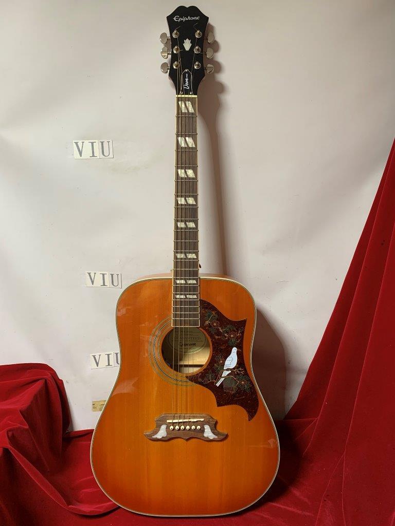 完品 エピフォン アコースティックギター Epiphone AJ-100CE美品
