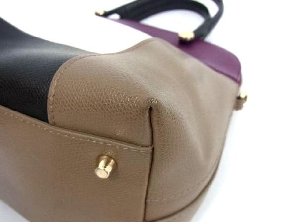 美品】FURLA フルラ パイパー マルチカラー 2way ショルダーバッグ 1円 