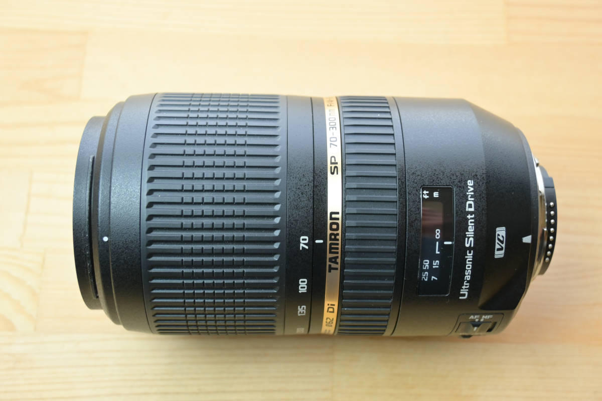 美品 TAMRON タムロン SP 70-300mm F/4-5.6 Di VC USD （A005） ニコン 