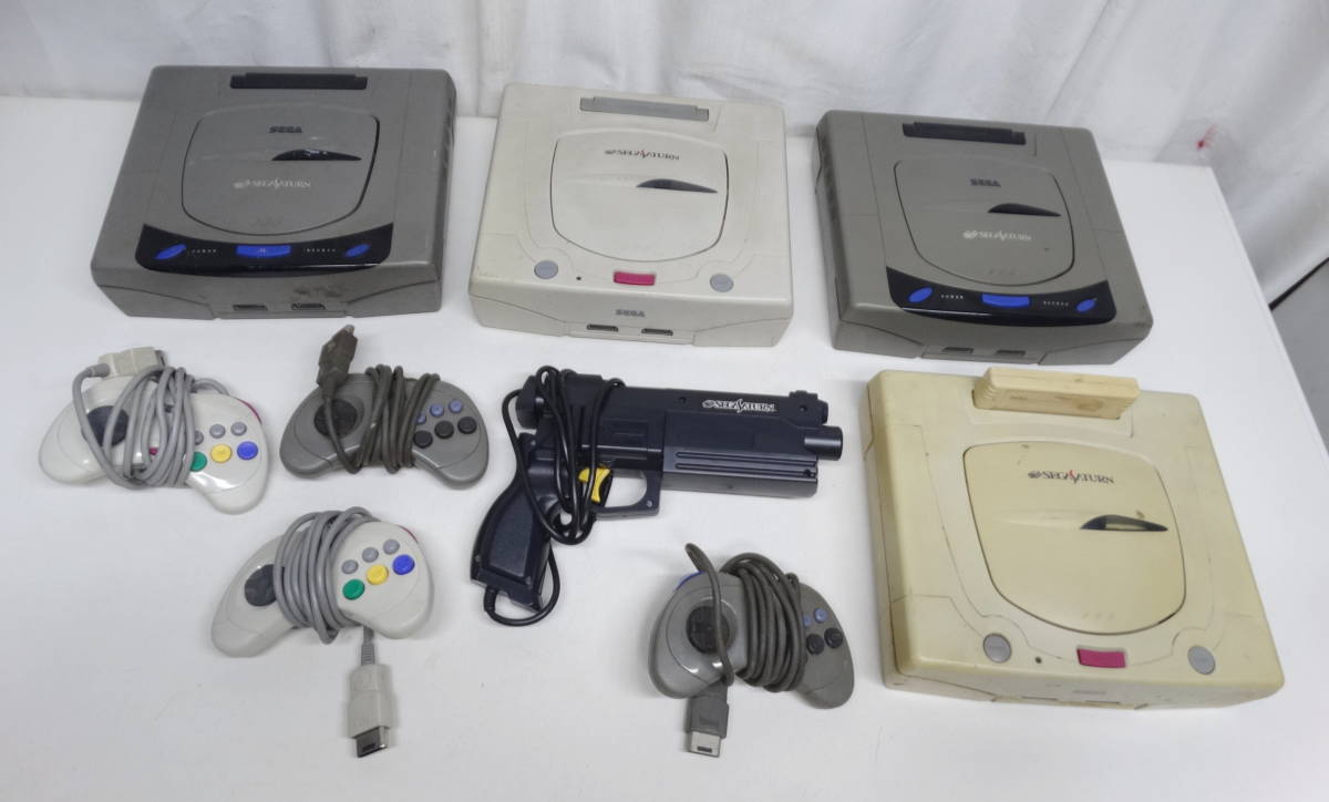  Va5152 SEGASATURN セガサターン HST-3220x2+HST-3210x2 +コントローラー ジャンク品(本体、アクセサリー)｜売買されたオークション情報、yahooの商品情報をアーカイブ公開 - オークファン サターン