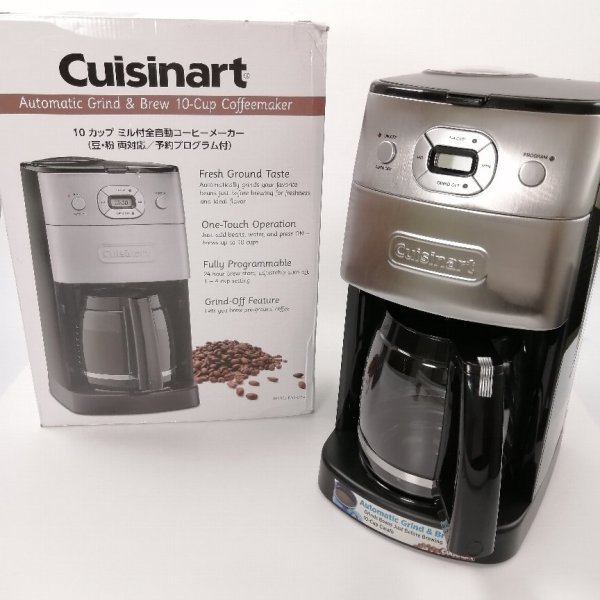SALE Cuisinart 10カップ ミル付き全自動コーヒーメーカー DGB-625J 豆