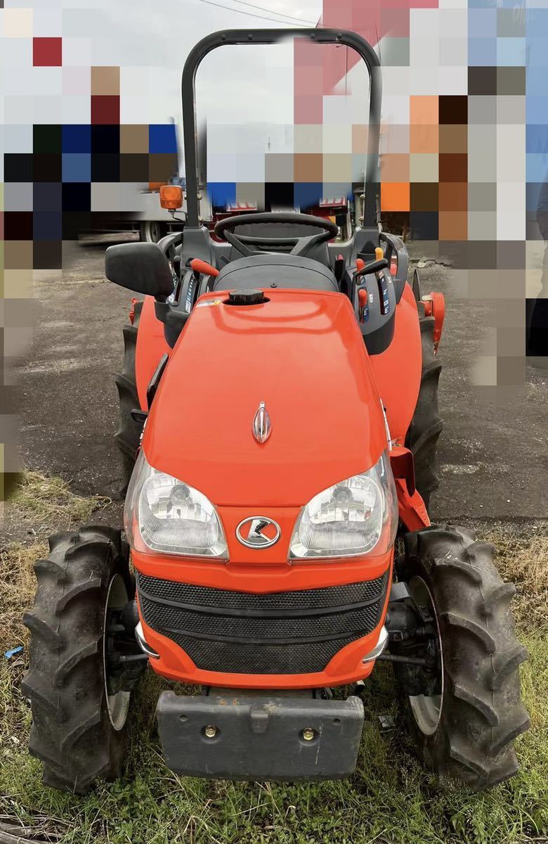 秋田 美品 クボタトラクターKB225 4WD アワー305h、パワステ、自動水平