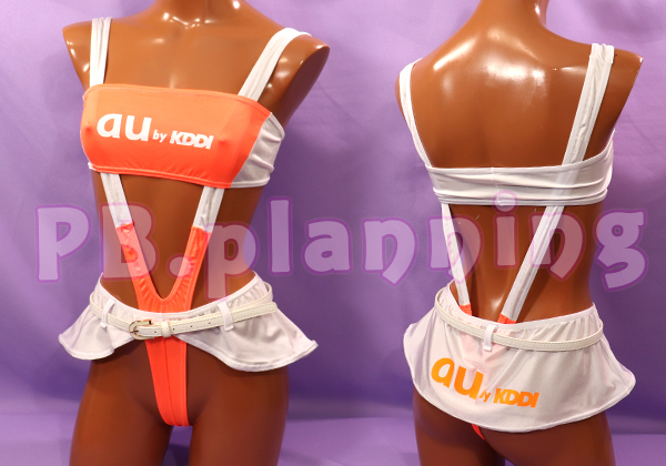 キャンギャル☆Vカットレオタード＆ミニスカコスチュームset/コスプレ撮影衣装【M】_1