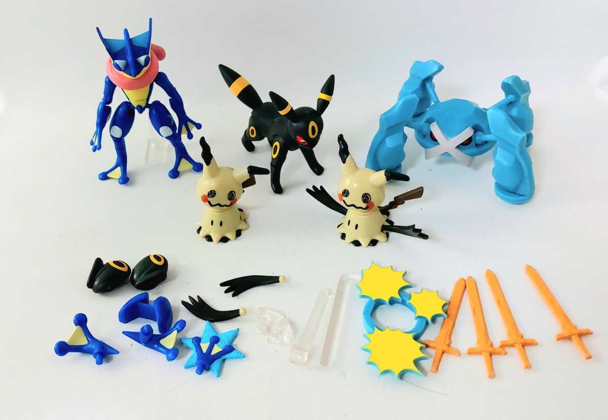 【定番人気，新品】 送料220円 SHODO 掌動 ポケットモンスター ポケモン ゲッコウガ ミミッキュ メタグロス ブラッキー 拡張パーツセット フィギュア(ポケットモンスター)｜売買されたオークション情報、yahooの商 ポケットモンスター