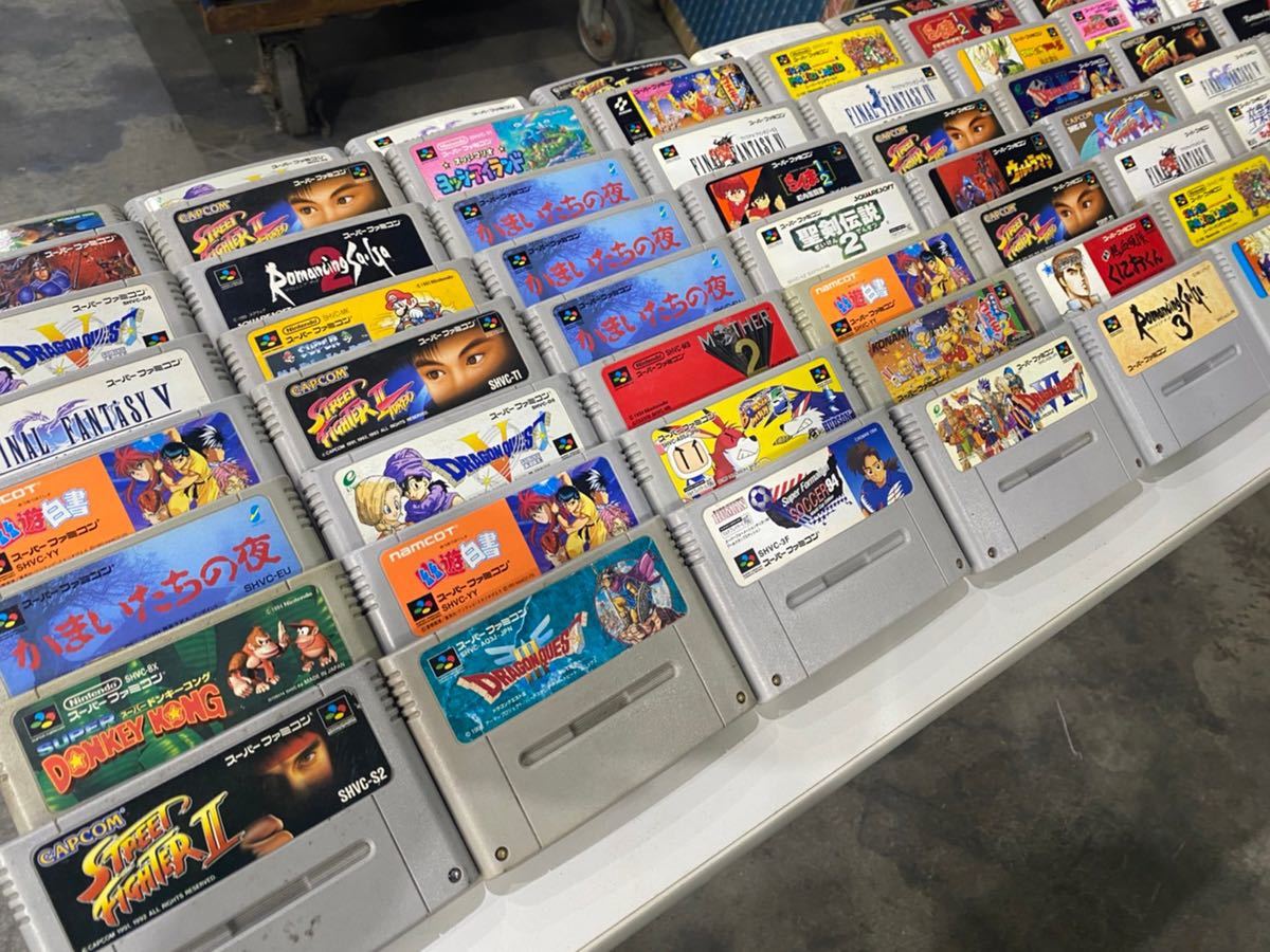 スーパーファミコン SFC 50個 コントローラーセット ジャンクSFC さ*さ 