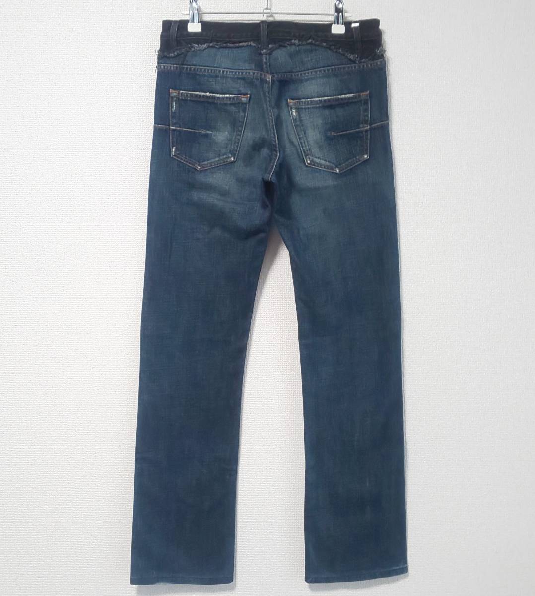 正規 希少 美品 名作 ディオールオム Dior HOMME エディ スリマン 06AW コンバインデニム パンツ ジーンズ 29 アーカイブ プレゼントにも Dior HOMME ディオールオム ケア 最安値Dior 茶飲み