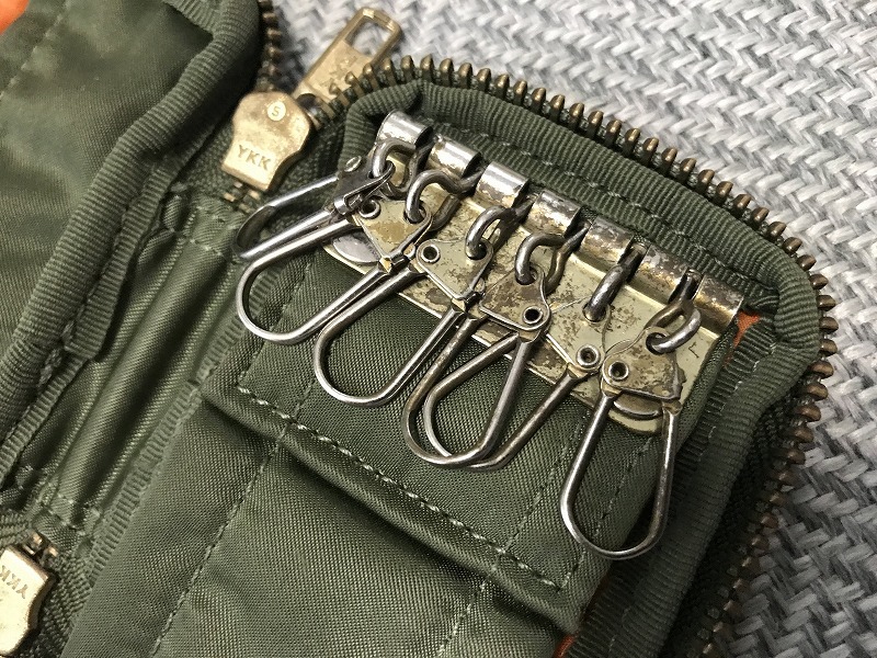PORTER ポーター タンカー キーケース セージグリーン TANKER KEY CASE