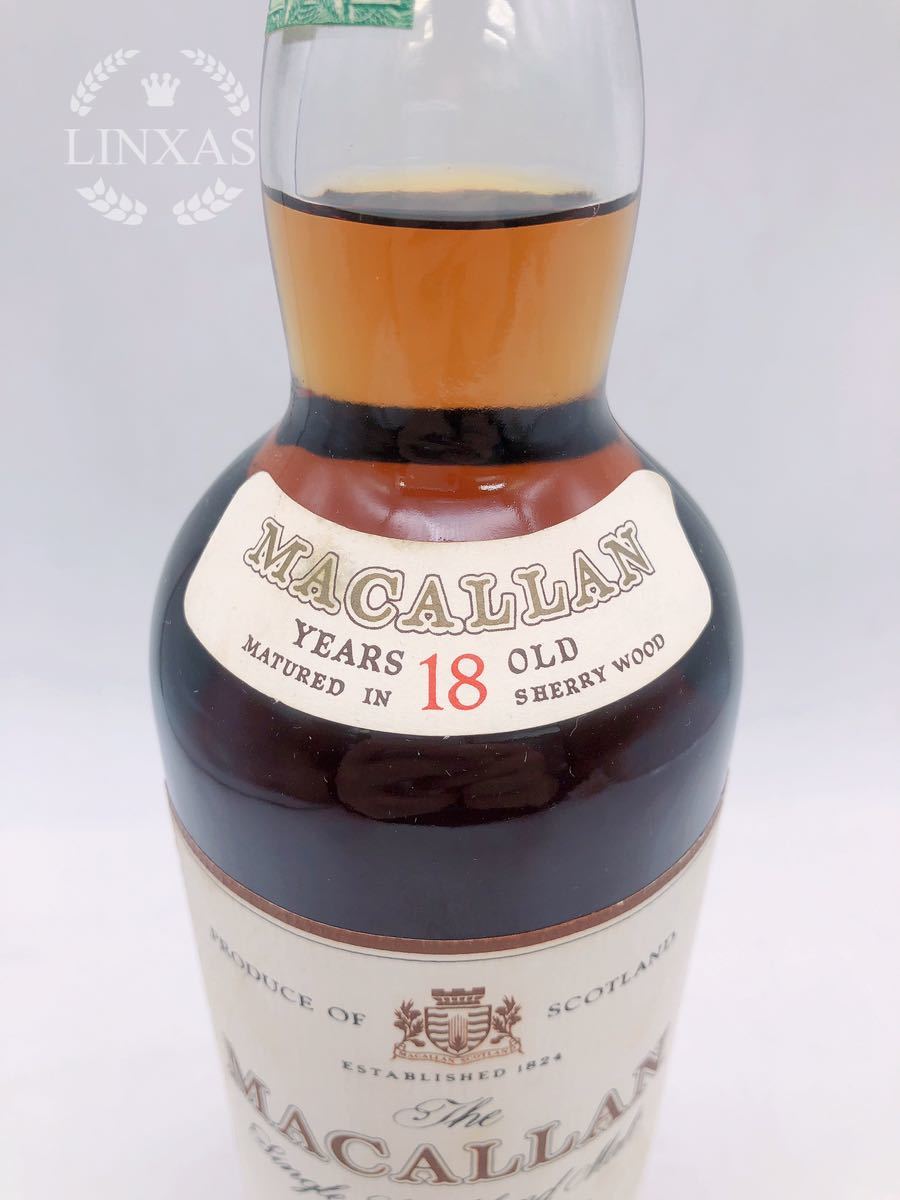 ザマッカラン18年旧ボトル2017空瓶お化粧箱 飲料・酒 ザマッカラン18年
