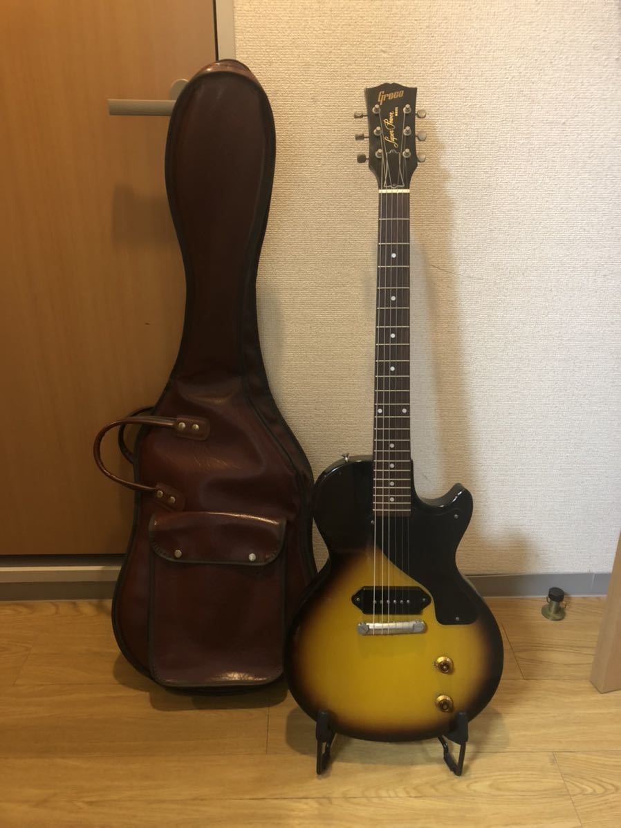 ☆1円スタート☆Greco エレキギター レスポールジュニア タイプ ギター