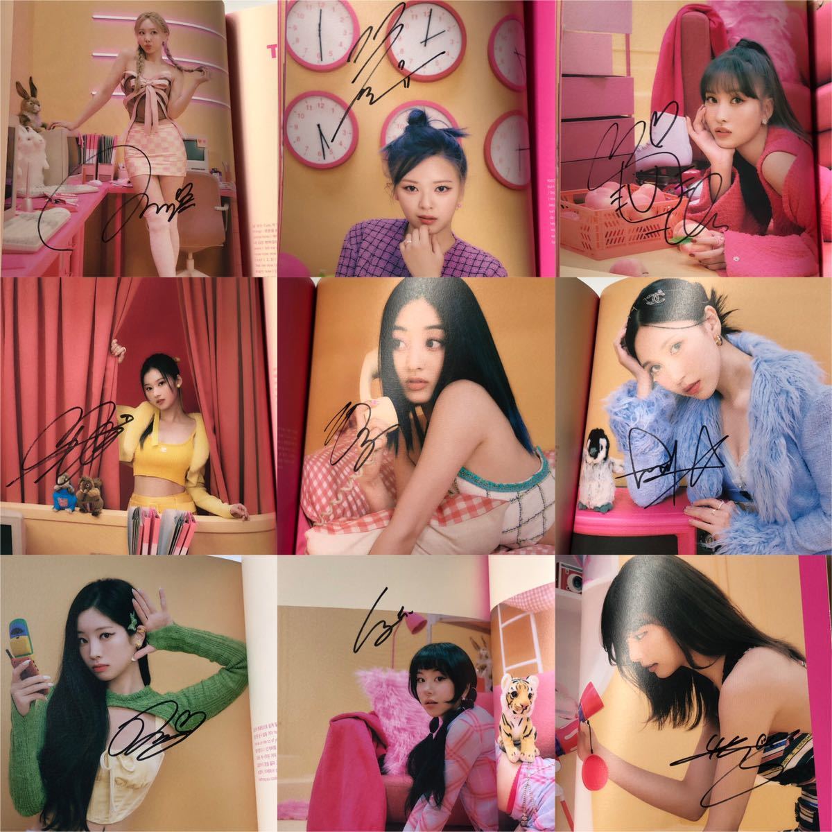 twice サイン 直筆　写真　セット Amazon.co.jp: TWICE 全メンバー 直筆 サイン A4 写真 : おもちゃ