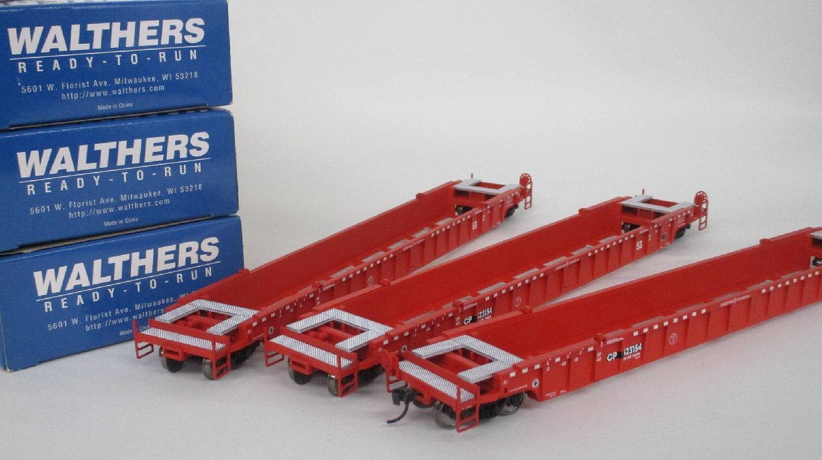 NSC Walthers Well 53' - Car Articulated 3-Unit HO Mainline 0 TTX