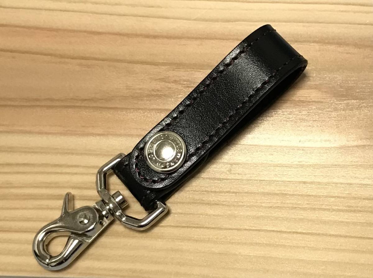【未使用】WILDSWANS レザーキーホルダー ブラック　サドル WILDSWANS レザーキーホルダー ブラック サドル WILDSWANS 【公式通販】