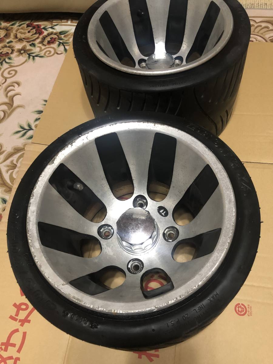 ホンダジャイロにクロスアルミホイール・扁平タイヤ 205⁄30-10 楽天