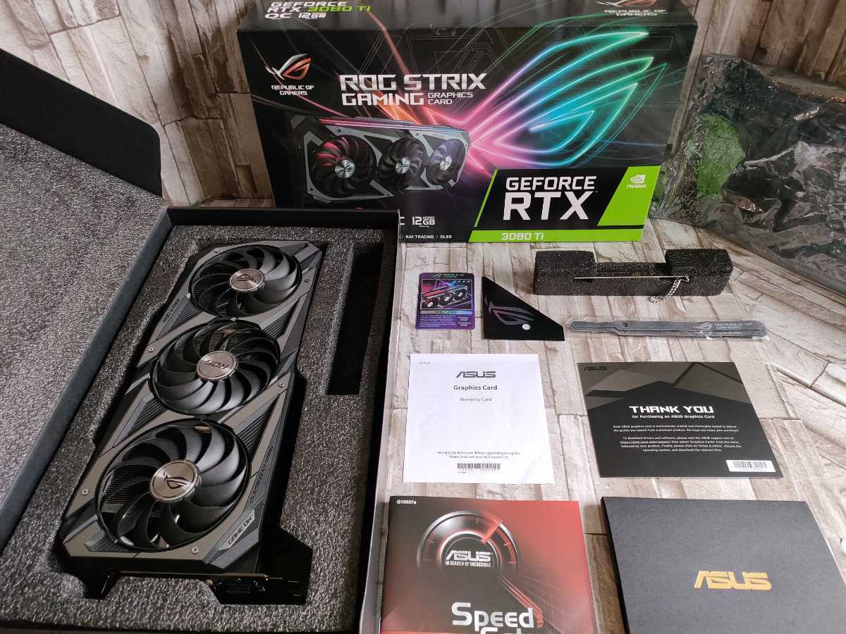 NVIDIA ASUS GeForce RTX3080Ti 12GB ROG STRIX GAMING OC 