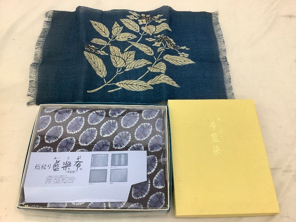 国内 正規 品 通販 雑貨まとめ/藍染め/マルチカバー/巾着袋/コースター 
