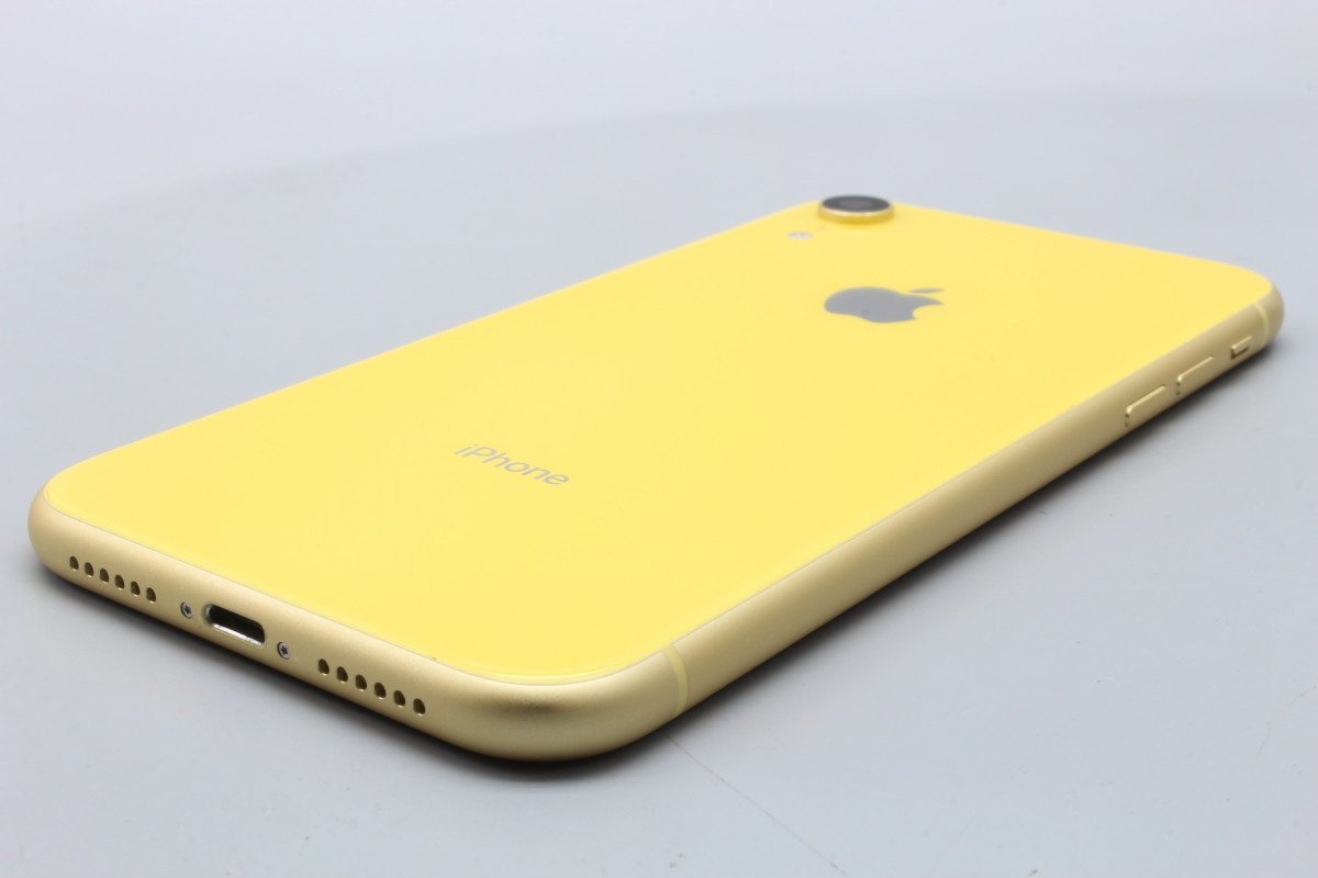 Apple iPhoneXR 64GB Yellow A2106 MT082J/A バッテリ83%□ドコモ