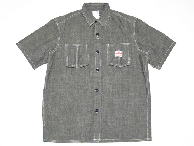 新品 STUSSY(ステューシー)シャツ☆国内正規品 ショートスリーブ 半袖 シャンブレー