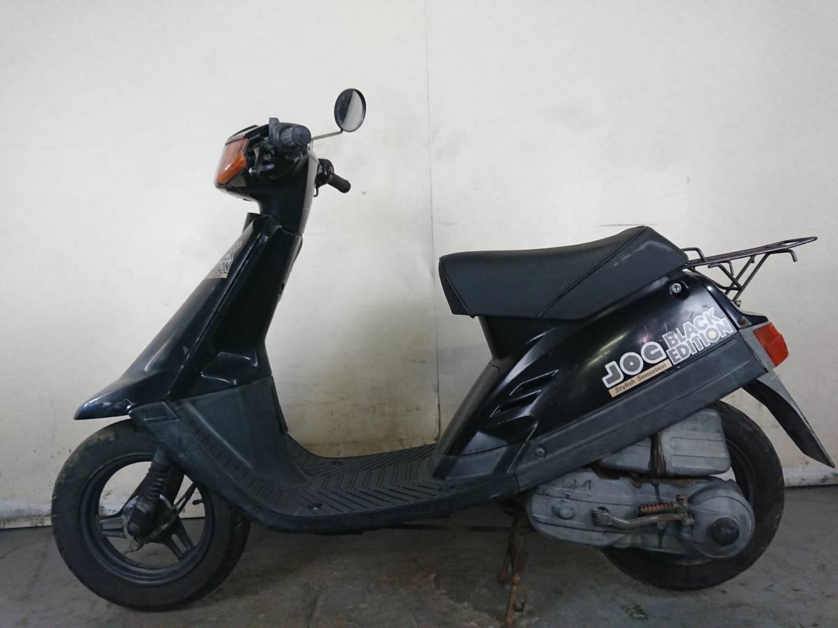 YAMAHA JOG BLACK EDITION ジョグ ブラックエディション 2JA】始動確認 