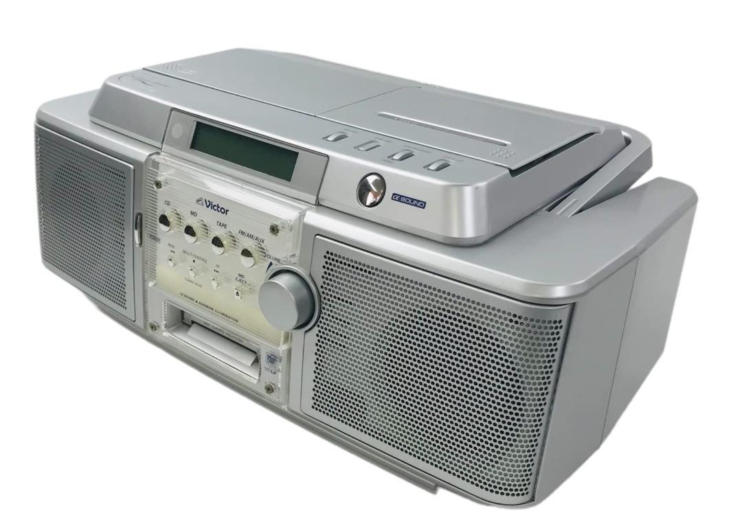 Victor CD-MDポータブルシステム RC-Z1MD-W .: Victor