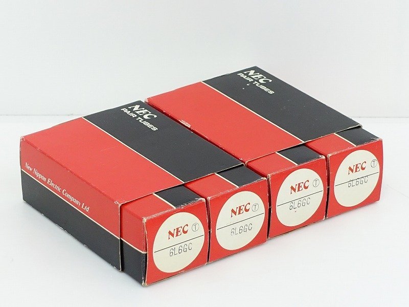 □□NEC 6L6GC 真空管4本□□011769020Jm□□ 6L6GC 真空管 NEC 中古
