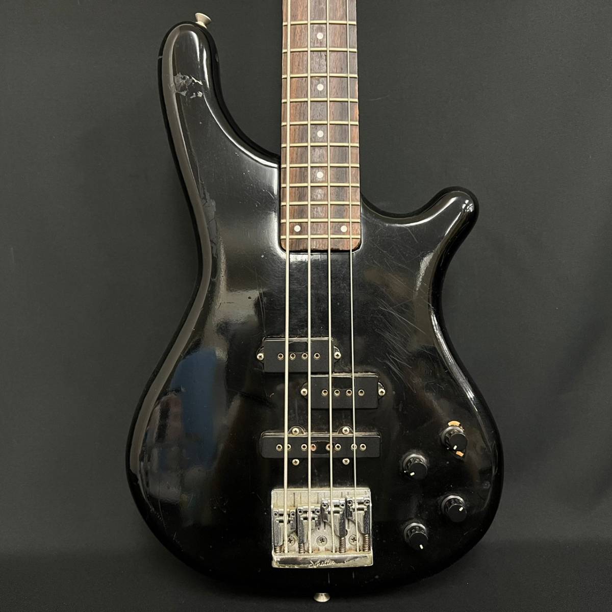 AIg191I 170 SCHALLER シャーラー エレキベース ブラック 4弦 ソフトケース付き 弦楽器 音楽