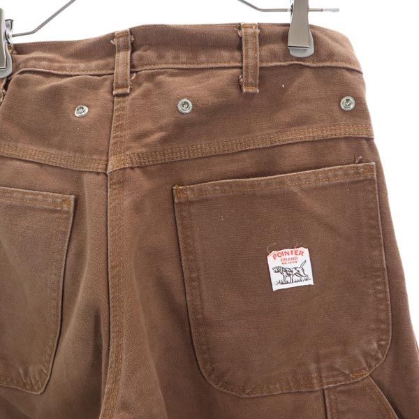 POINTER - ポインター エプロン付き ペインターパンツ w30 茶 POINTER