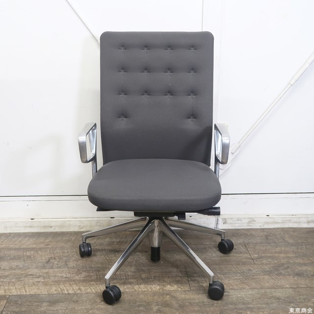 【中古】Vitra ID Trim　ハイバック　リングアーム(固定肘)　グレー　【ヤフオク特別価格から出品中!】
