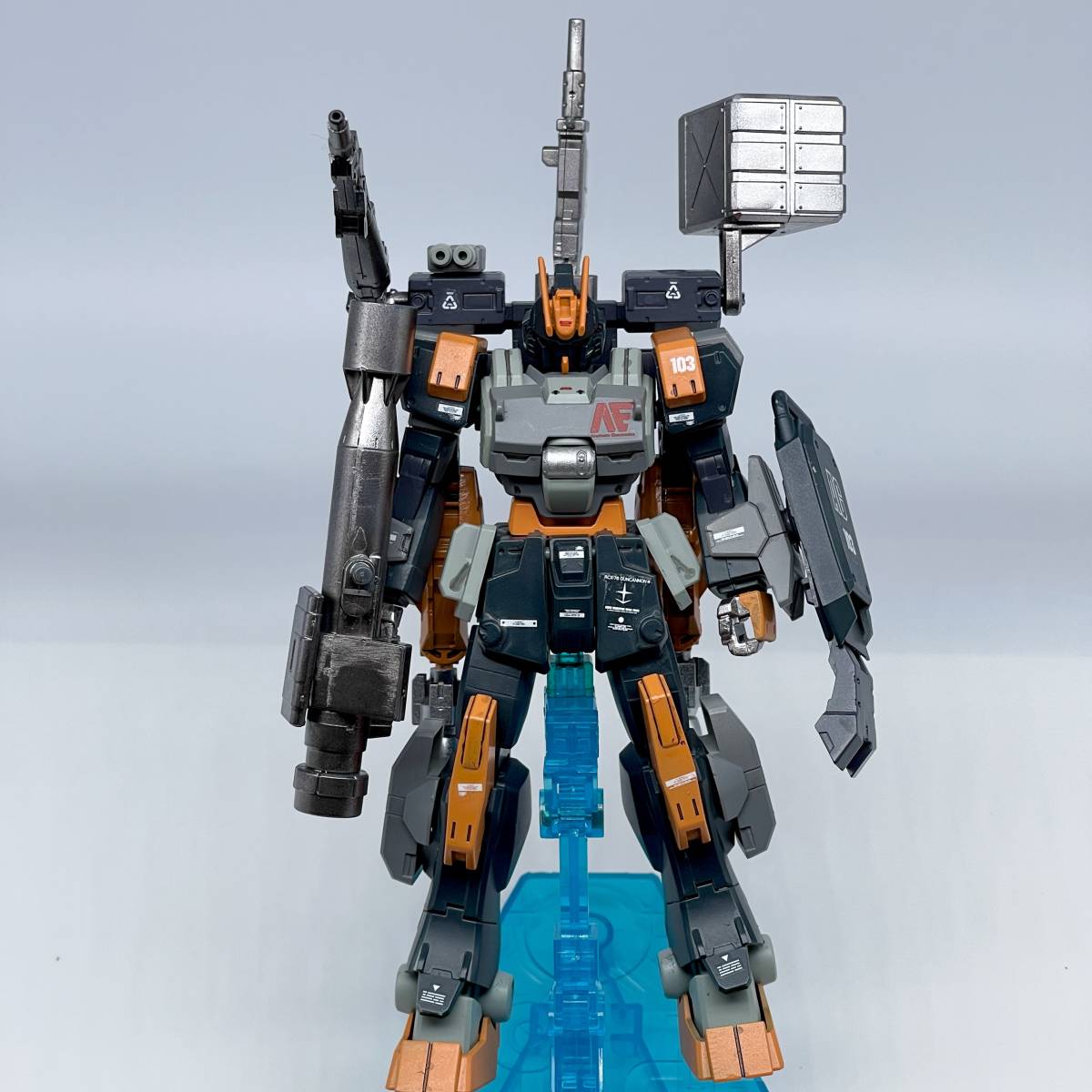 HG BF 1/144 ガンダムEZ-SR ミキシング品 【塗装済み・改修・完成品】