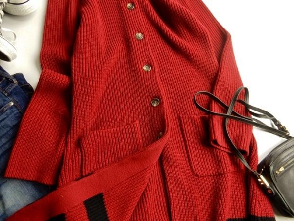 ラルフローレン LAUREN RALPH LAUREN 大人可愛いロング丈コットンニットワンピースカーディガン♪ ラルフ LAUREN ローレン ローレン(Polo Lauren) LAUREN）」2025春夏コレクション