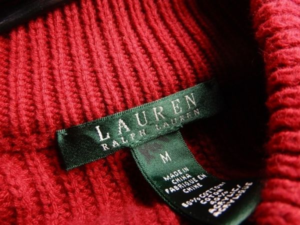 ラルフローレン LAUREN RALPH LAUREN 大人可愛いロング丈コットンニットワンピースカーディガン♪ ラルフ LAUREN ローレン ローレン(Polo Lauren) LAUREN）」2025春夏コレクション